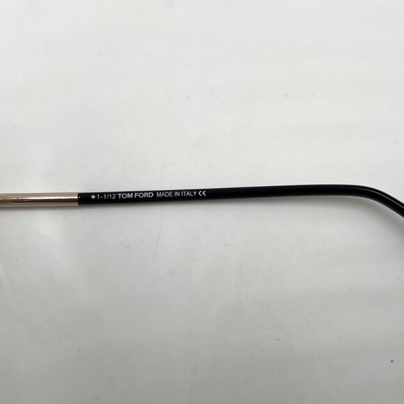 TOM FORD TF5248 028 Gold Black Butterfly Shape Demo Lens Eyeglasses - Picture 4 of 8